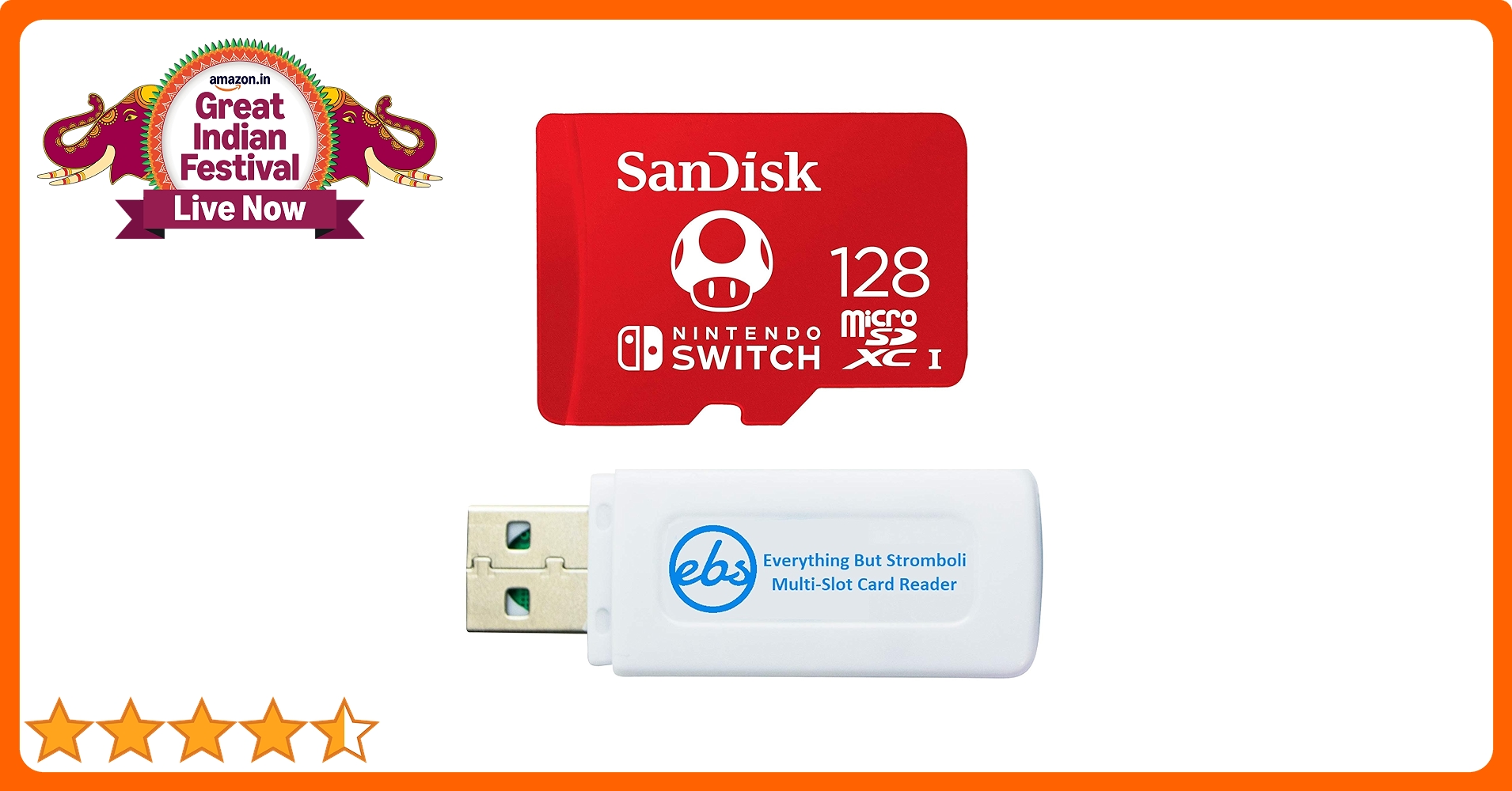 SanDisk 128GB Nintendo Switch Micro SD Card/Switch Lite